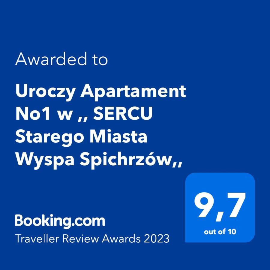 Uroczy Apartament No1 W ,, Sercu Starego Miasta Wyspa Spichrzow,, Gdansk Exterior photo